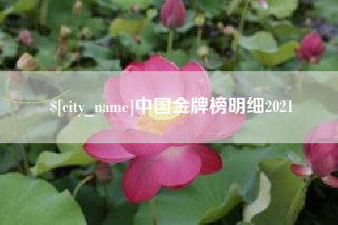 淮安中国金牌榜明细2021