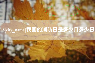 淮安我国的消防日是多少月多少日