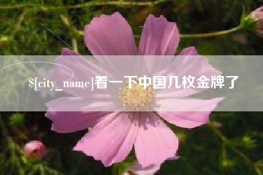 淮安看一下中国几枚金牌了