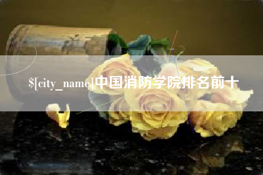淮安中国消防学院排名前十