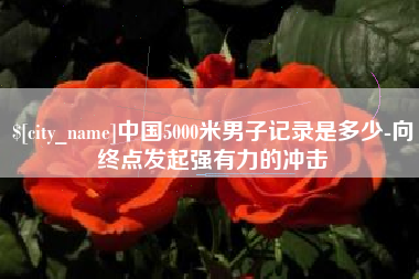 淮安中国5000米男子记录是多少-向终点发起强有力的冲击