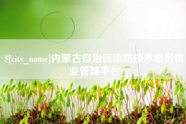 淮安内蒙古自治区消防技术服务执业管理平台
