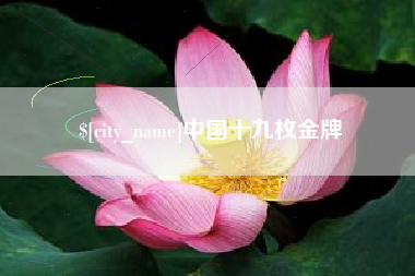 淮安中国十九枚金牌