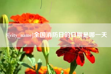 淮安全国消防日的日期是哪一天