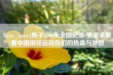 淮安男子5000米全国记录-更是承载着中国田径运动员们的热血与梦想