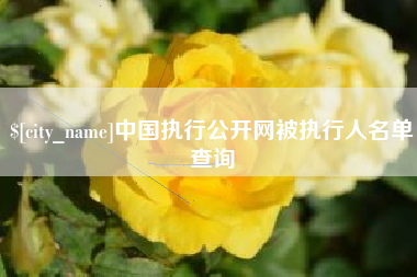 淮安中国执行公开网被执行人名单查询