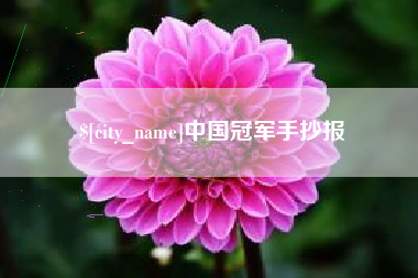 淮安中国冠军手抄报