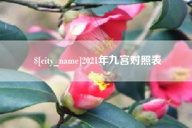 淮安2021年九宫对照表