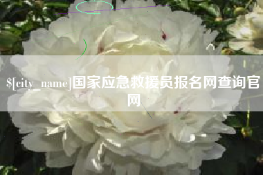 淮安国家应急救援员报名网查询官网