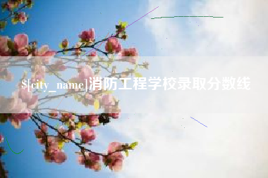 淮安消防工程学校录取分数线