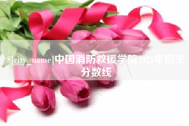 淮安中国消防救援学院2021年招生分数线