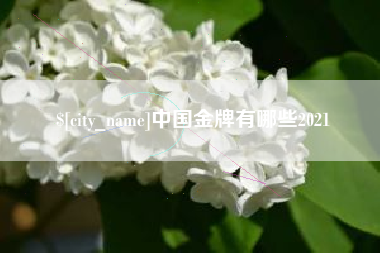 淮安中国金牌有哪些2021