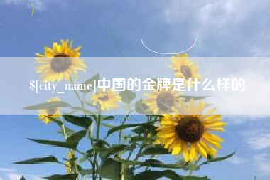 淮安中国的金牌是什么样的