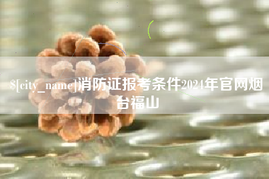 淮安消防证报考条件2024年官网烟台福山